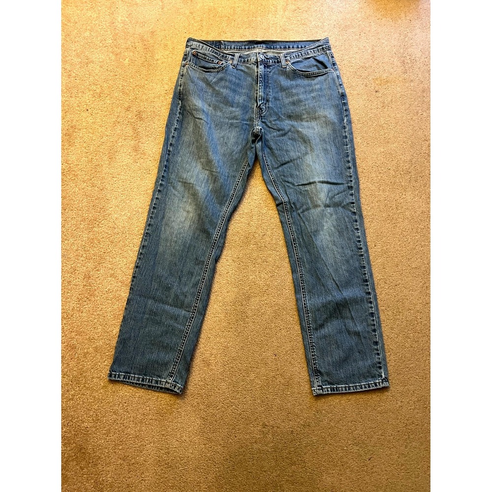Levi's 541 Jeans Men's 36x32 Blue Denim Double Stitch Grunge Americana Straight